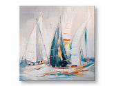 Maľovaný obraz na stenu ABSTRAKT  80x80 cm